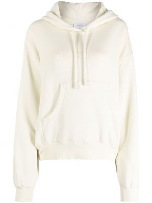 Kokvilnas kapučdžemperis ar apdruku Off-white