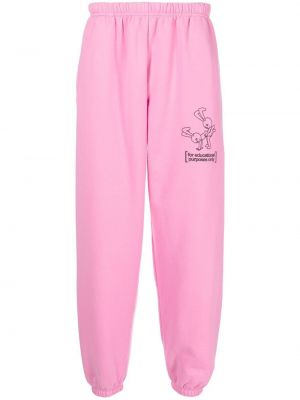Pantaloni Natasha Zinko roz