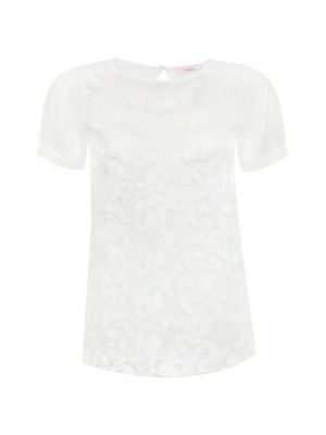 Белая футболка с круглым вырезом Blugirl Folies