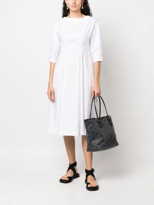 Sukienka midi bawełniana Gentry Portofino biała