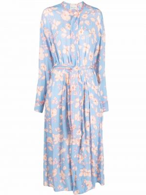 Trykt floral dress Forte_forte blå