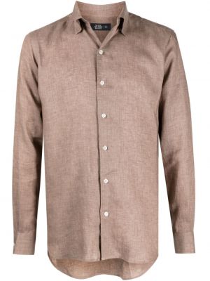 Chemise avec manches longues Man On The Boon. marron