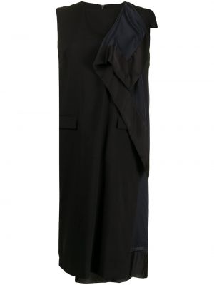 Vestido de tubo ajustado Sacai negro