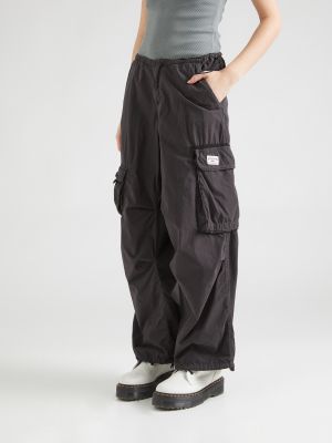 Pantaloni cu buzunare Bdg Urban Outfitters negru