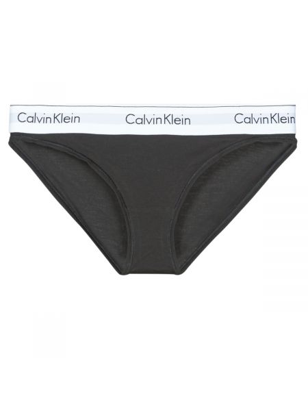 Slipy bawełniane Calvin Klein czarne