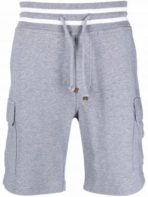 Cargo shorts Brunello Cucinelli grå