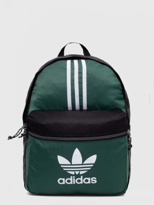 Batoh s potiskem Adidas Originals zelený