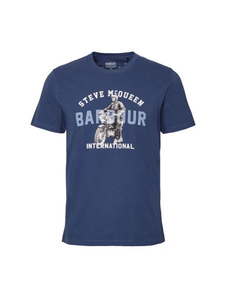 Koszulka Barbour niebieska