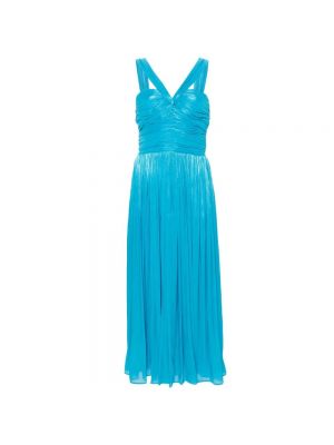 Sukienka długa Costarellos niebieska