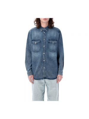 Koszula jeansowa Isabel Marant niebieska