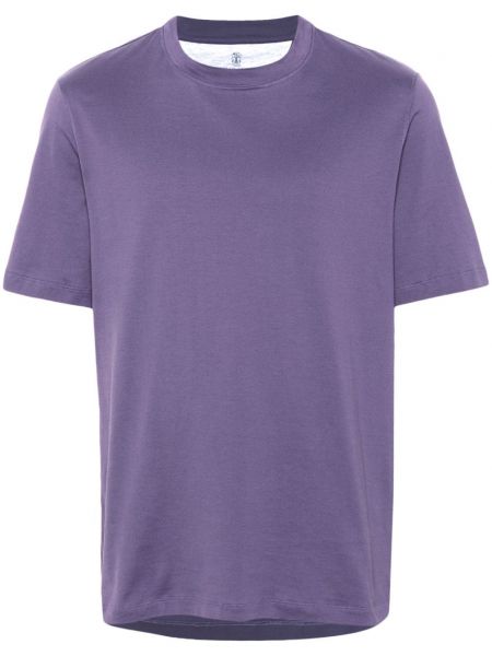 T-shirt Brunello Cucinelli lilla