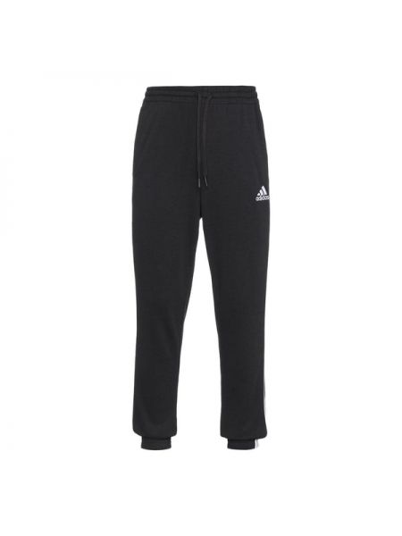 Классические повседневные спортивные штаны в полоску Adidas черные