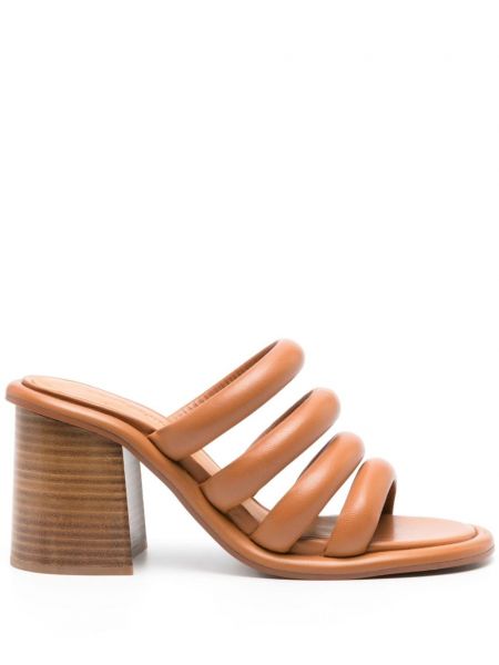 Papuci tip mules din piele See By Chloe maro