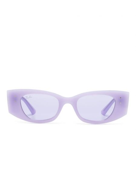 Oversized sluneční brýle Ray-ban fialové