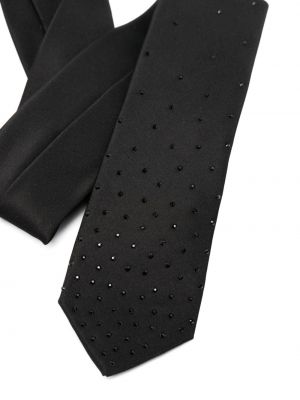 Šilkinis kaklaraištis Dsquared2 juoda