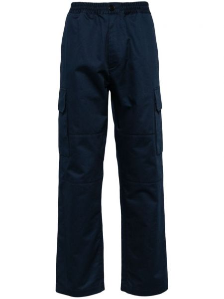 Pantalon cargo en coton Marni bleu