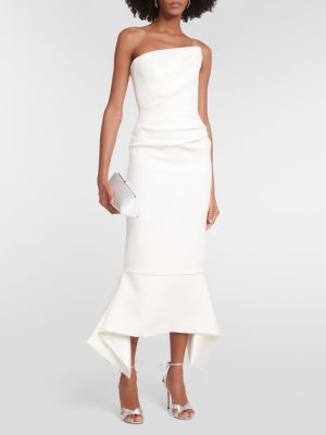 Dlouhé šaty Maticevski bílé