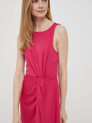 Testhezálló mini ruha Lauren Ralph Lauren rózsaszín