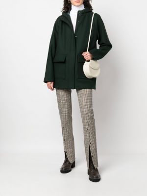 Kabát s kapucí Aspesi zelený