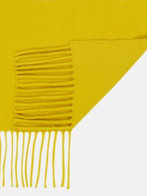 Echarpe en laine skinny Acne Studios jaune