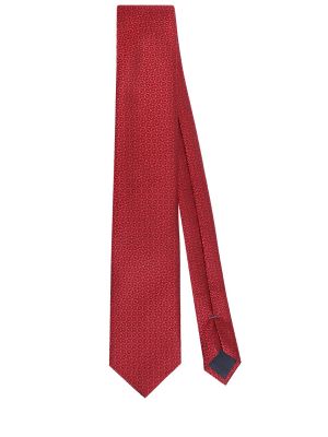 Шелковый галстук Ermenegildo Zegna красный