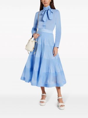 Plisované midi sukně Zimmermann modré