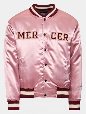 Laza szabású bomberdzseki Mercer Amsterdam rózsaszín