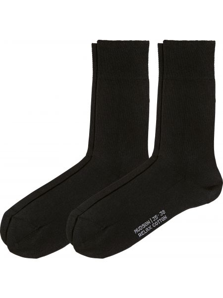 Хлопковые носки Hudson черные