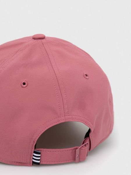 Розовая однотонная кепка Adidas