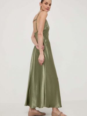Зеленое длинное платье Max Mara Leisure