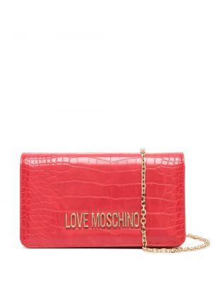 Kjedeposer Love Moschino rød