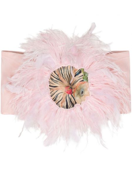 Σουτιέν bandeau με φτερά Cynthia Rowley ροζ