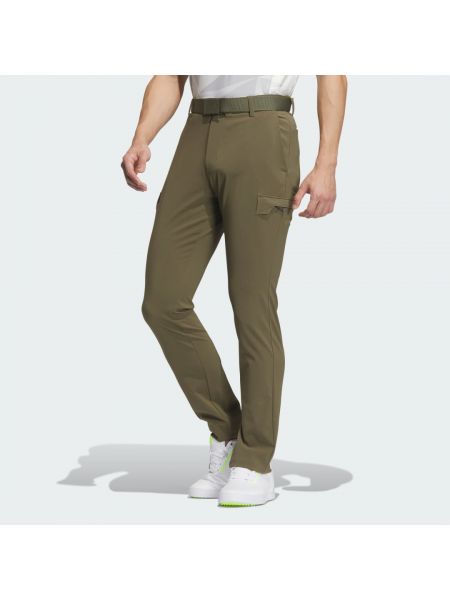 Spodnie cargo z kieszeniami Adidas zielone