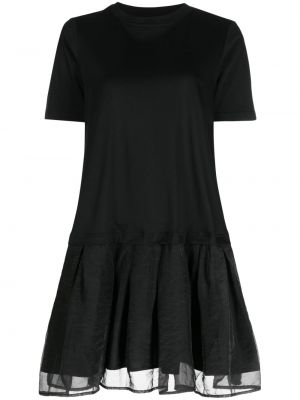 Прозрачна памучна рокля Tout A Coup черно