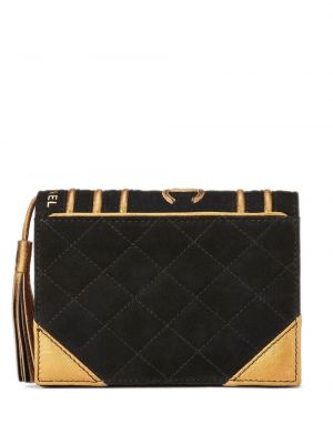 Велурени чанта тип „портмоне“ Chanel Pre-owned