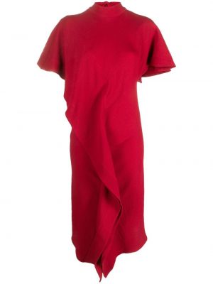 Midi suknele Colville raudona