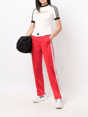 Pantalones de chándal sin mangas Adidas rojo