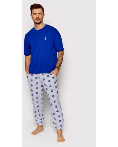Pyjama Calvin Klein Underwear blau