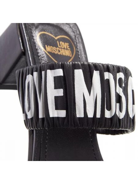 Сандалии Love Moschino черные