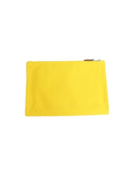 Bolso clutch Hermès Vintage amarillo