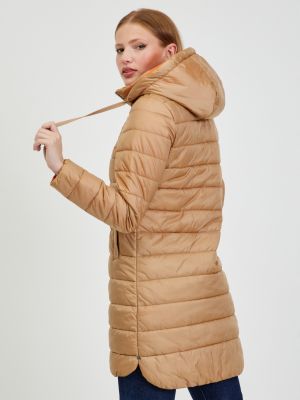 Prošívaný zimní kabát Orsay hnědý