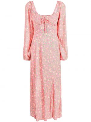 Midi haljina Rixo ružičasta
