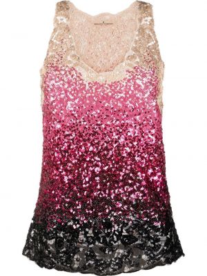 Tank top med paljetter Ermanno Scervino