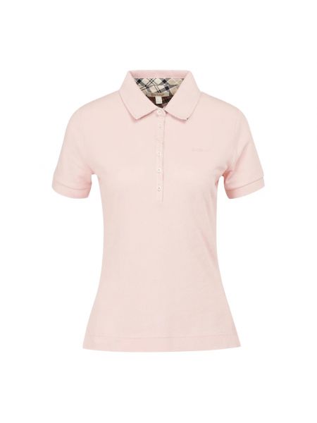 Poloshirt mit kurzen ärmeln Barbour pink