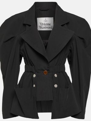 Černá bavlněná bunda Vivienne Westwood