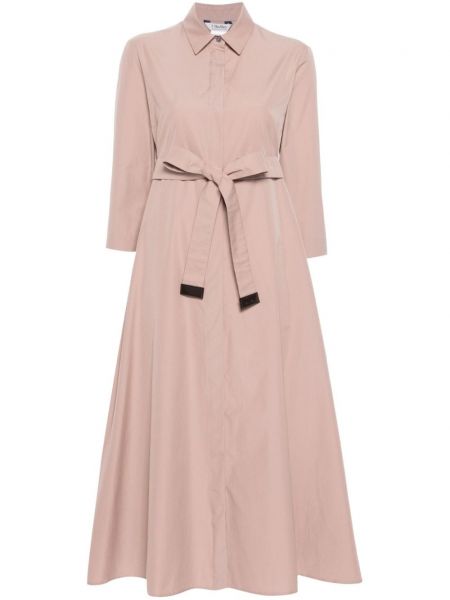Sukienka bawełniana S Max Mara różowa