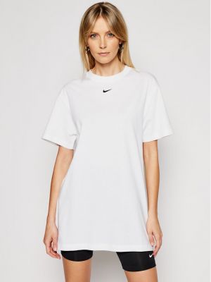 Relaxed рокля Nike бяло