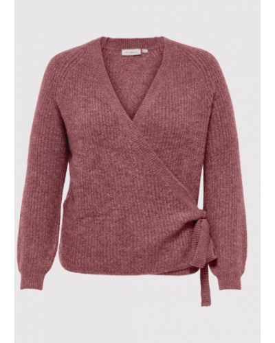 ONLY Carmakoma Sweater Karin 15252992 Lila Regular Fit