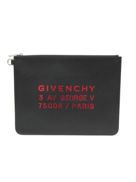 Kopertówka skórzana Givenchy Pre-owned czarna