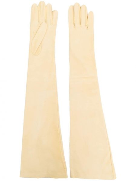 Γάντια Jil Sander κίτρινο